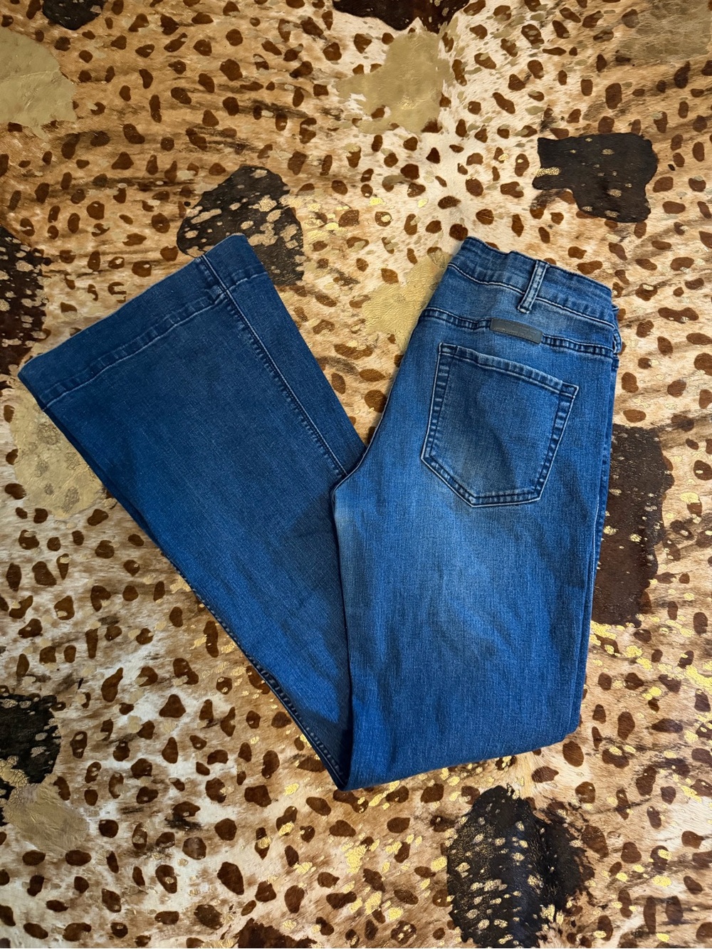 Cowgirl Tuff Women's Blue Wide Leg Jeans